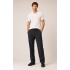 Relaxed Fit Bağcıklı Keten Pantolon - Antrasit