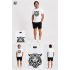 Beyaz Tiger Logolu Kısa Kollu Erkek T-Shirt - Closure Streetwear