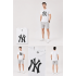'47 Brand New York Yankees Baskılı Beyaz Erkek T-Shirt