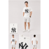'47 Brand New York Yankees Baskılı Ekru Erkek T-Shirt