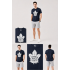'47 Brand Toronto Maple Leafs Baskılı Lacivert Erkek T-Shirt