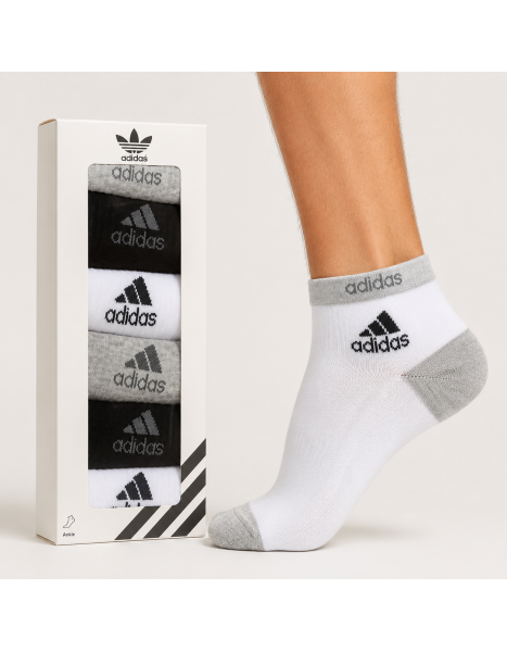 Adidas Performance Erkek 6'lı Ankle Çorap Seti – İkonik Stil ve Sportif Koruma Adidas Performance Erkek 6'lı Ankle Çorap Seti – İkonik Stil ve Sportif Koruma