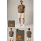 Bad Bear Men's Iconic Logo Bisiklet Yaka Erkek Tişört – Vizon / Haki