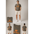 Bad Bear Men's Iconic Logo Bisiklet Yaka Erkek Tişört – Vizon / Haki