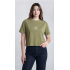 Calvin Klein (CK) Arma Detaylı Crop Tişört - Haki