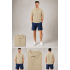  Club Çizgisel Dokulu Raglan Kol Bej Polo Yaka T-Shirt