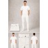 Erkek Beyaz Slim Fit Jean Pantolon