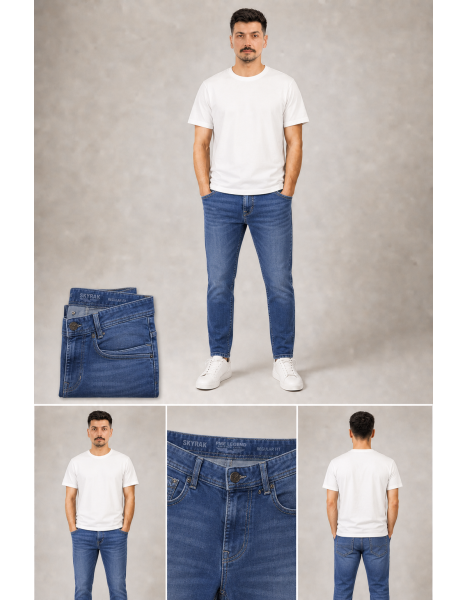 Erkek Mavi Skyrak Regular Fit Jean Pantolon - PME Legend Erkek Mavi Skyrak Regular Fit Jean Pantolon - PME Legend