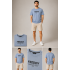Freddy Men's Urban Attitude Bisiklet Yaka Erkek Tişört – İndigo Mavi