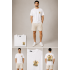 Kleingeist Unisex Beyaz Tutto Bene Baskılı Oversize Tişört