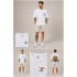 Kleinigkeit Men's Tutto Bene Oversize Erkek Tişört – Beyaz