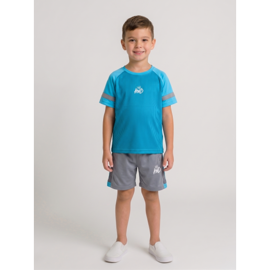 KWD Logolu Mavi-Gri Erkek Çocuk Spor İkili Takım KWD Logolu Mavi-Gri Erkek Çocuk Spor İkili Takım