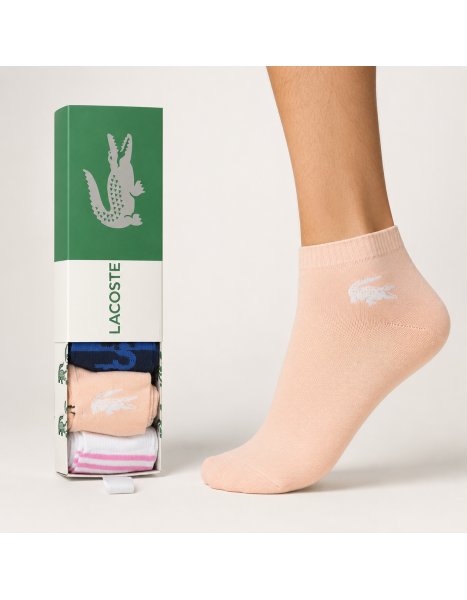 Lacoste Kadın 6'lı Ankle Çorap Seti – Sportif Elegans ve Soft Konfor Lacoste Kadın 6'lı Ankle Çorap Seti – Sportif Elegans ve Soft Konfor