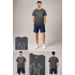 New York Yankees Kamuflaj Logo Detaylı Antrasit T-Shirt