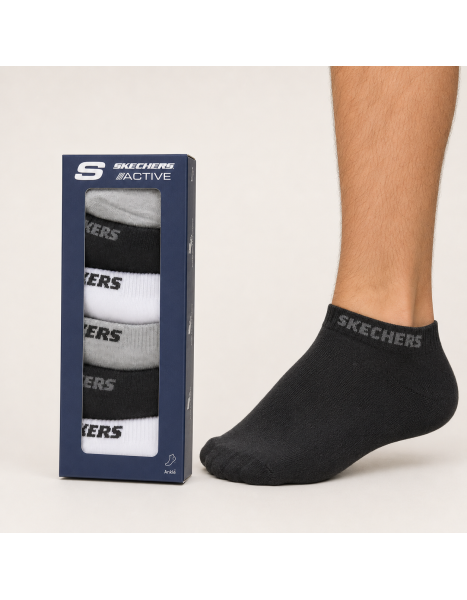 Skechers Active Erkek 6'lı Ankle Çorap Seti – Maksimum Hareket ve Gün Boyu Konfor Skechers Active Erkek 6'lı Ankle Çorap Seti – Maksimum Hareket ve Gün Boyu Konfor