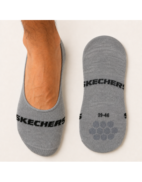 Skechers Erkek Görünmez Baret / Patik Çorap - Gri Skechers Erkek Görünmez Baret / Patik Çorap - Gri