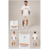 Skechers Men's California Graphic Bisiklet Yaka Erkek Tişört – Beyaz