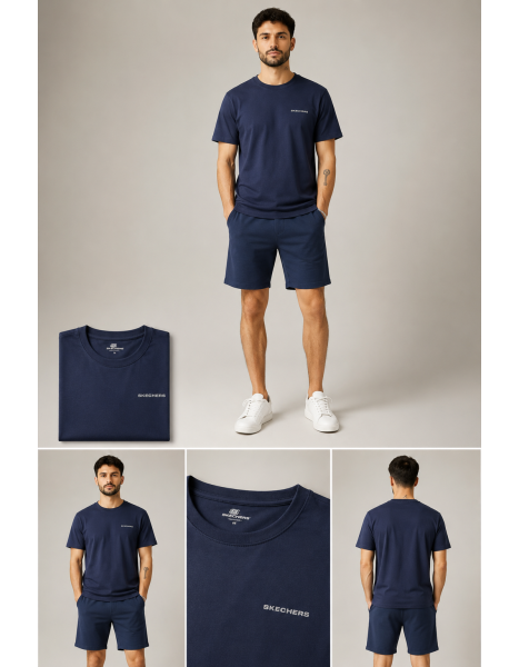 Skechers Men's Everyday Bisiklet Yaka Erkek Tişört – Minimalist Tarz ve Aktif Konfor Skechers Men's Everyday Bisiklet Yaka Erkek Tişört – Minimalist Tarz ve Aktif Konfor